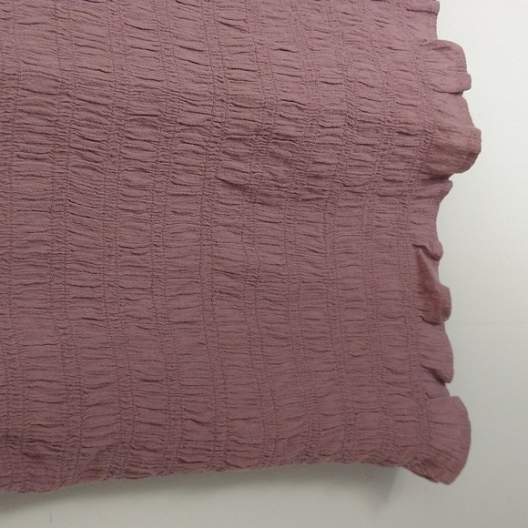 LIKE NEW Madewell Lucie Flutter-Sleeve Smocked Bodice Top in Fig - Picture 13 of 14